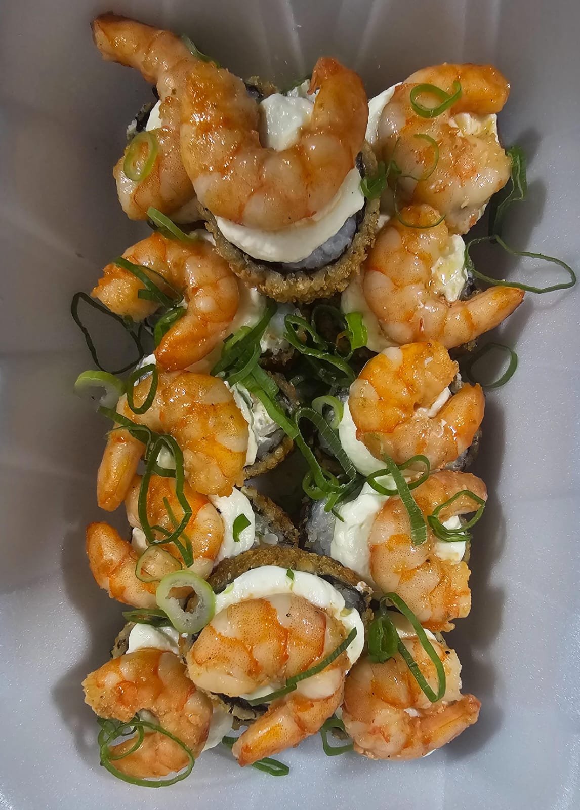 10 Sushi de Camarão Hot + 5 peças grátis